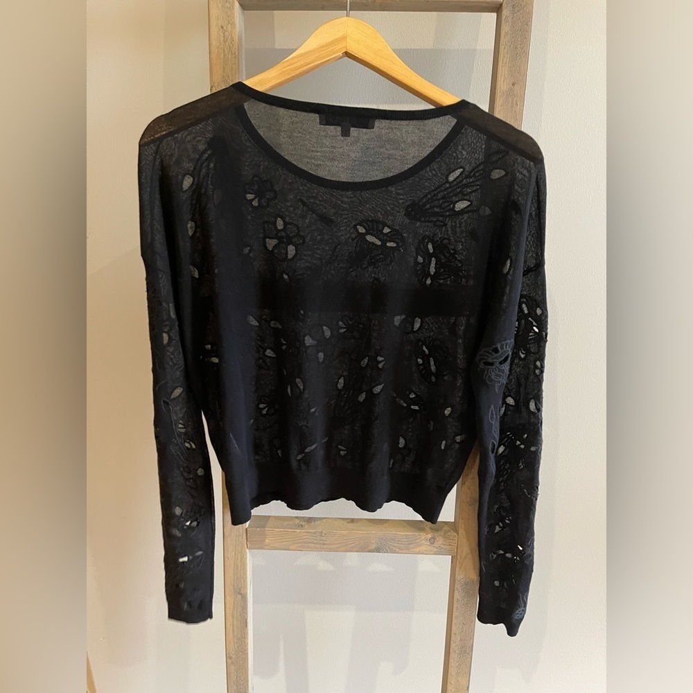 Dorothee shumacher Black Sheer Lace Top - Picture 2 of 6